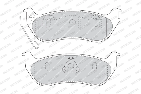 Brake Pad Set, disc brake PREMIER FDB1660