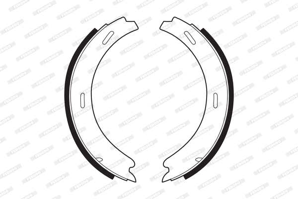 Brake Shoe Set, parking brake PREMIER FSB196
