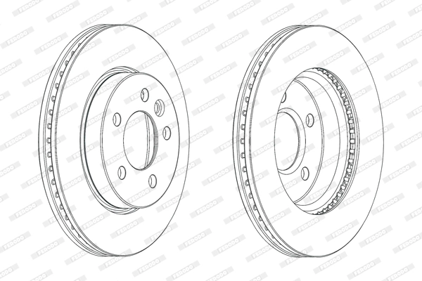 Brake Disc PREMIER DDF2017C