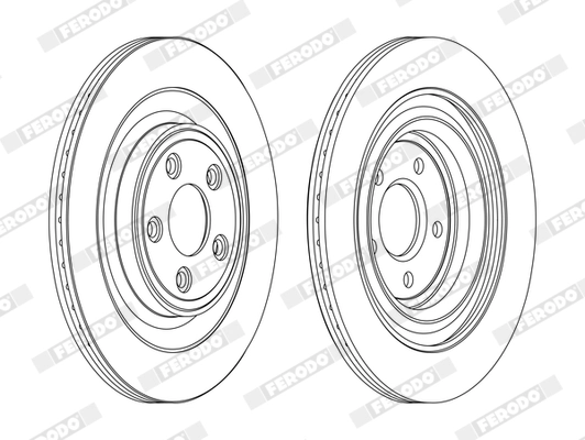 Brake Disc PREMIER DDF1703C