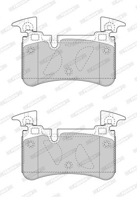 Brake Pad Set, disc brake PREMIER ECO FRICTION FDB4714