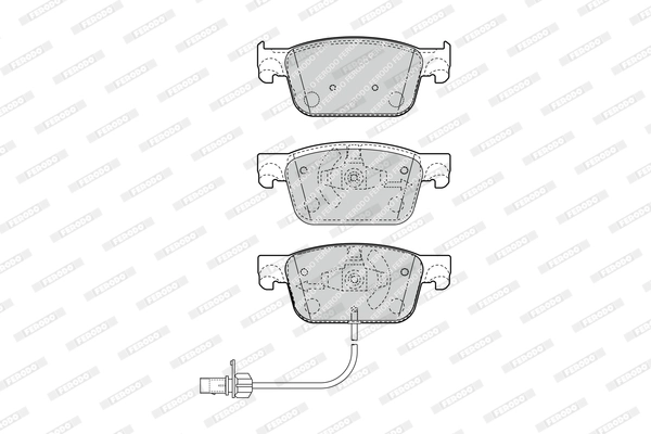 Brake Pad Set, disc brake PREMIER ECO FRICTION FDB4871