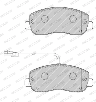 Brake Pad Set, disc brake PREMIER ECO FRICTION FVR4347