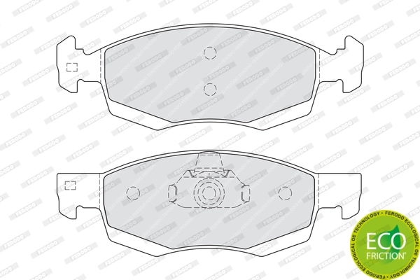 Brake Pad Set, disc brake PREMIER ECO FRICTION FDB4035