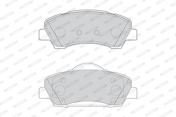 Brake Pad Set, disc brake PREMIER ECO FRICTION FDB4823