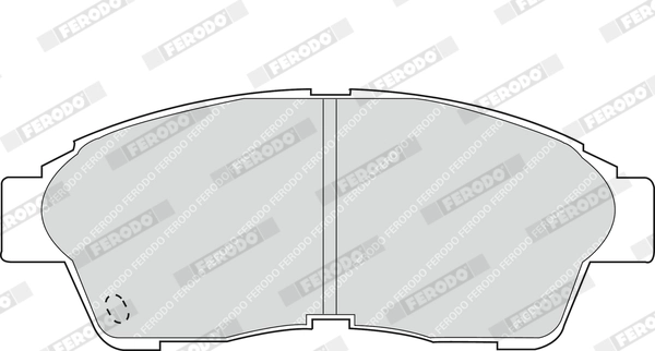Brake Pad Set, disc brake PREMIER ECO FRICTION FDB867