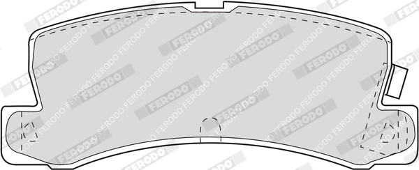 Brake Pad Set, disc brake PREMIER ECO FRICTION FDB848