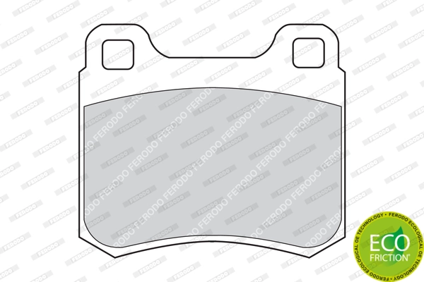 Brake Pad Set, disc brake PREMIER ECO FRICTION FDB979