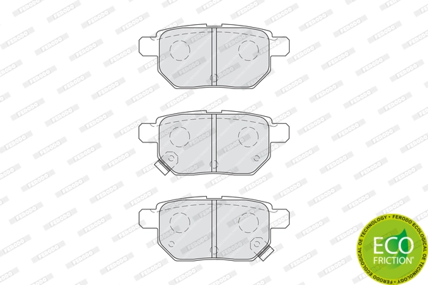 Brake Pad Set, disc brake PREMIER ECO FRICTION FDB4042