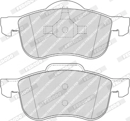 Brake Pad Set, disc brake PREMIER ECO FRICTION FDB1382