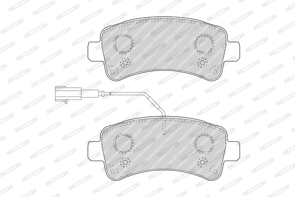 Brake Pad Set, disc brake PREMIER ECO FRICTION FVR4950