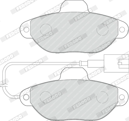 Brake Pad Set, disc brake PREMIER ECO FRICTION FDB1944