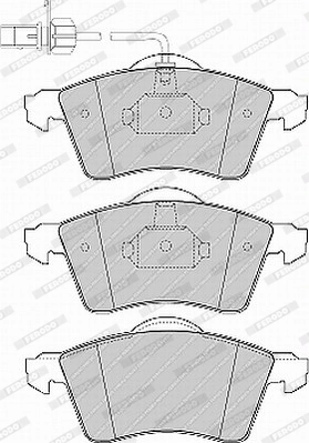 Brake Pad Set, disc brake PREMIER ECO FRICTION FVR1518
