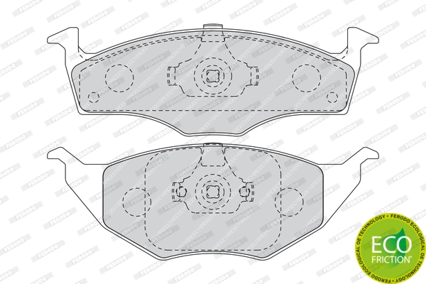 FERODO FDB1517 Brake Pad Set, disc brake