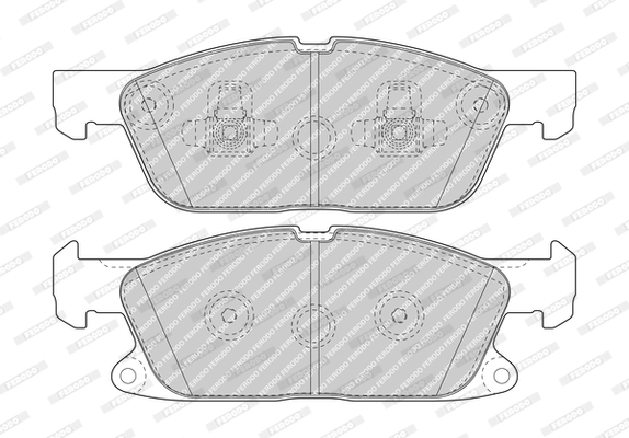 Set bantalan rem, rem cakram PREMIER ECO FRICTION FDB5087