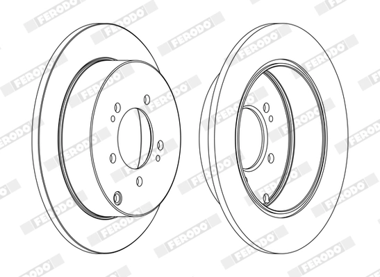 Brake Disc PREMIER DDF1737C