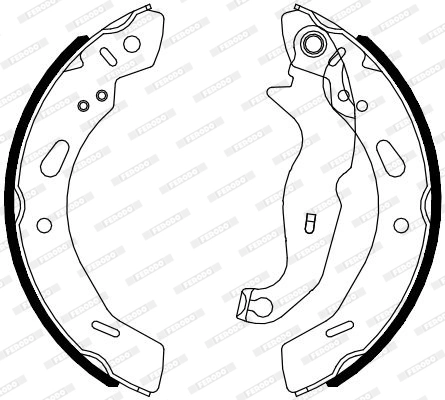 Brake Shoe Set PREMIER FSB4080