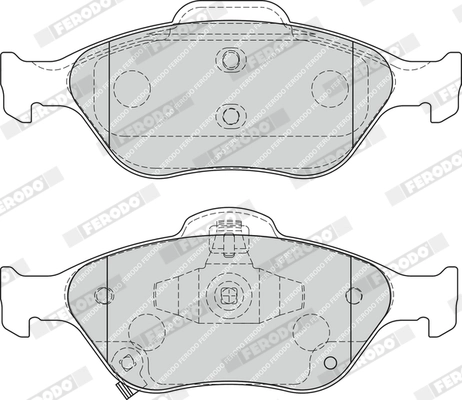 Brake Pad Set, disc brake PREMIER ECO FRICTION FDB1890