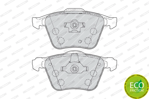 Brake Pad Set, disc brake PREMIER ECO FRICTION FDB1631