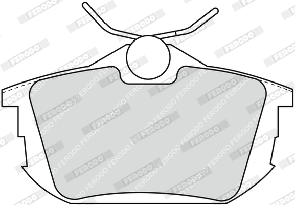Brake Pad Set, disc brake PREMIER ECO FRICTION FDB1095
