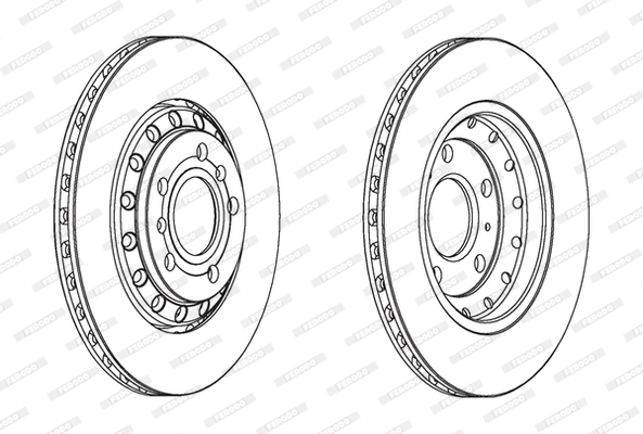 Brake Disc PREMIER DDF1934C