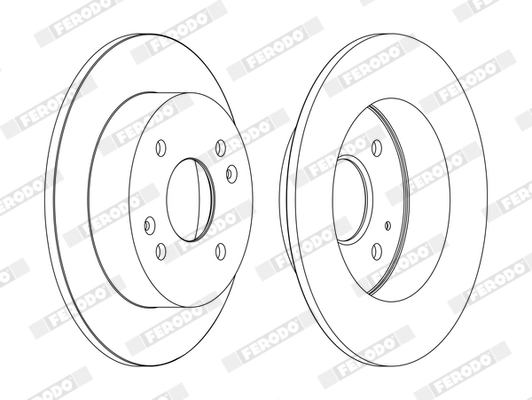 FERODO DDF1488C Brake Disc