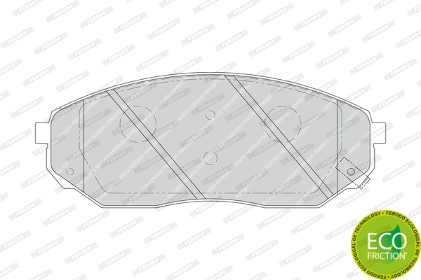 Brake Pad Set, disc brake PREMIER ECO FRICTION FDB1735