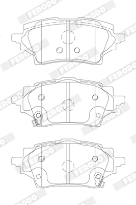 Brake Pad Set, disc brake PREMIER ECO FRICTION FDB5293