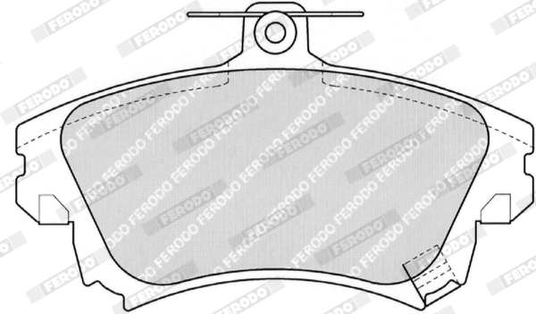 Brake Pad Set, disc brake PREMIER ECO FRICTION FDB1384