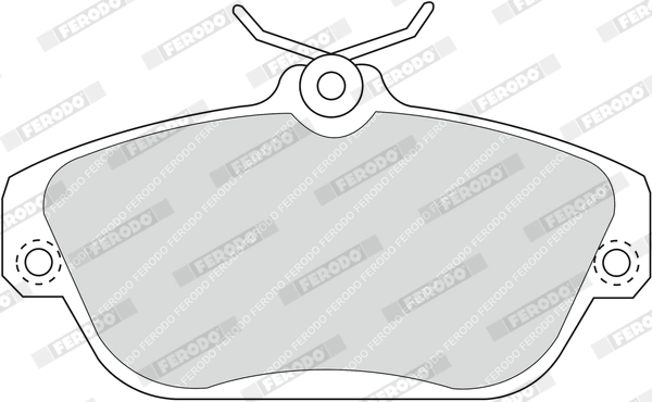 Brake Pad Set, disc brake PREMIER ECO FRICTION FDB1024