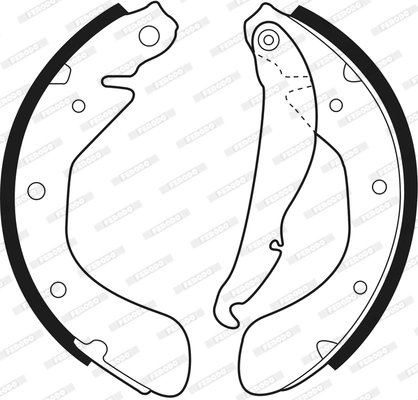 FERODO FSB334 Brake Shoe Set