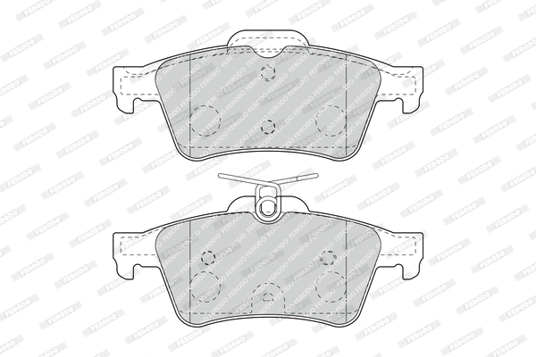 Brake Pad Set, disc brake PREMIER ECO FRICTION FDB4935