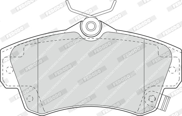 Brake Pad Set, disc brake PREMIER ECO FRICTION FDB1442