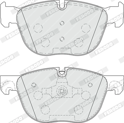 Brake Pad Set, disc brake PREMIER ECO FRICTION FDB4052