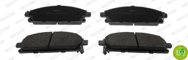 Brake Pad Set, disc brake PREMIER ECO FRICTION FDB1263