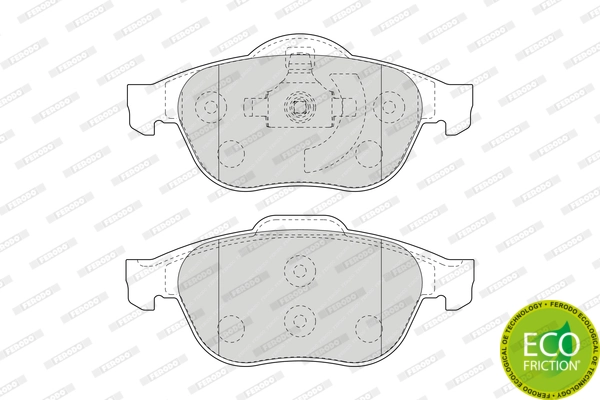 Brake Pad Set, disc brake PREMIER ECO FRICTION FDB1541