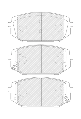 FERODO FDB5531 Brake Pad Set, disc brake