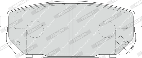 Brake Pad Set, disc brake PREMIER ECO FRICTION FDB1736