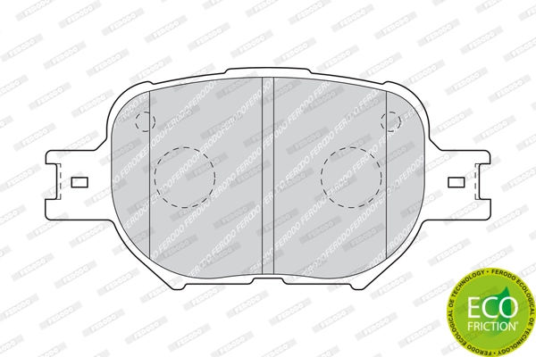 Brake Pad Set, disc brake PREMIER ECO FRICTION FDB1528