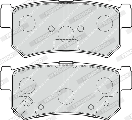 Brake Pad Set, disc brake PREMIER ECO FRICTION FDB1937