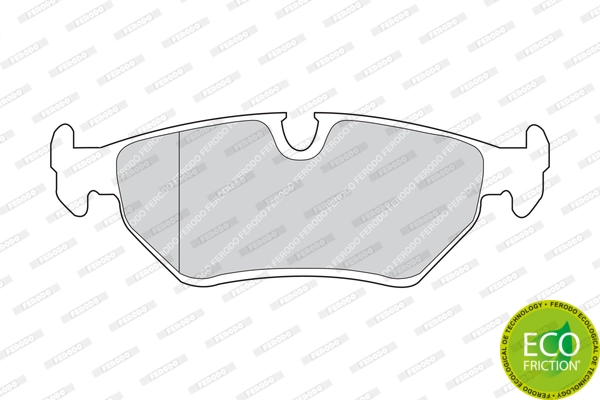 FERODO FDB632 Brake Pad Set, disc brake