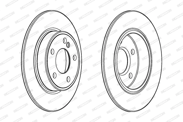 Brake Disc PREMIER DDF2335C