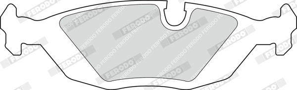 Brake Pad Set, disc brake PREMIER ECO FRICTION FDB296