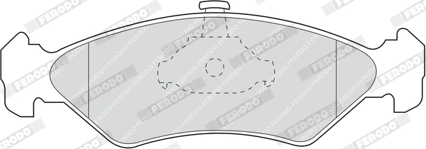 Brake Pad Set, disc brake PREMIER ECO FRICTION FDB1082