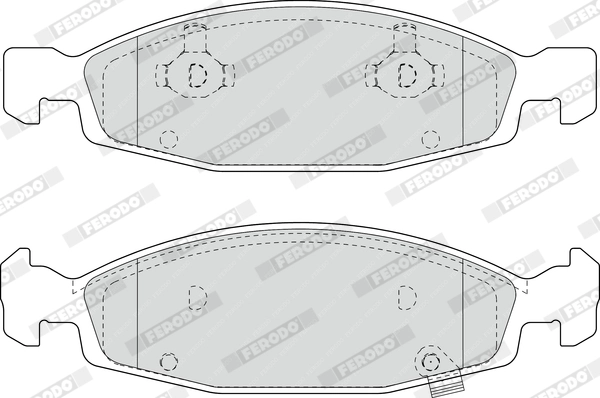 Brake Pad Set, disc brake PREMIER ECO FRICTION FDB1523