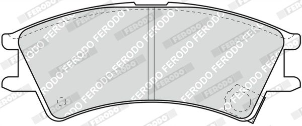 Brake Pad Set, disc brake PREMIER ECO FRICTION FDB1326