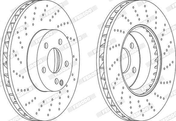 Brake Disc PREMIER DDF1694C-1