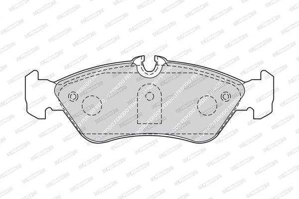 Brake Pad Set, disc brake PREMIER ECO FRICTION FVR1876