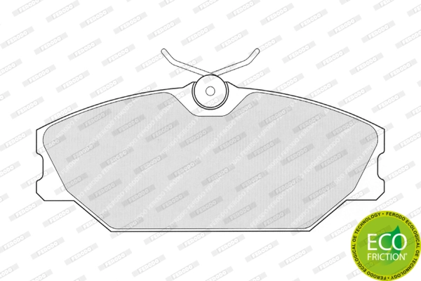 Brake Pad Set, disc brake PREMIER ECO FRICTION FDB1420