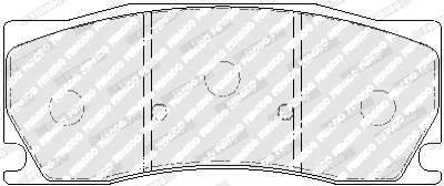 FERODO FDB5118 Brake Pad Set, disc brake